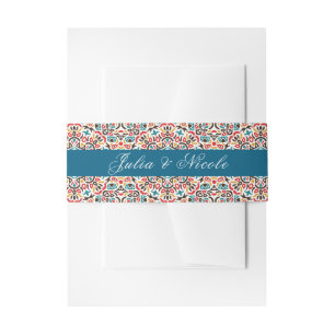 Mandala Wedding Einladungsbanderole