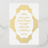 Mandala Wedding Folieneinladung (Vorderseite)