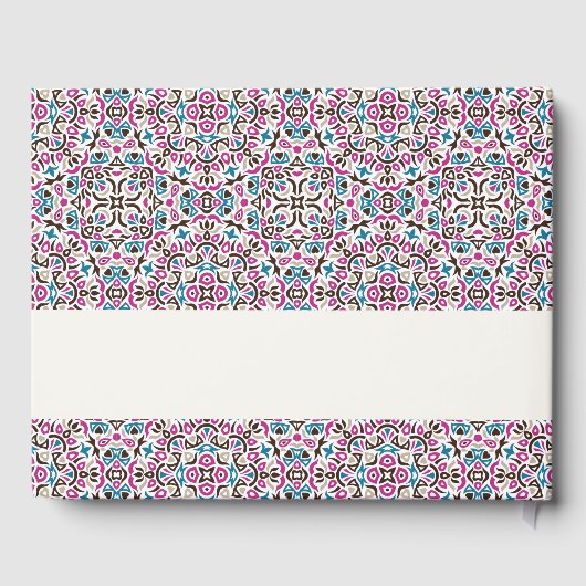 Mandala Wedding Gästebuch (Rückseite)