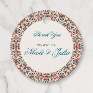 Mandala Wedding Geschenkanhänger