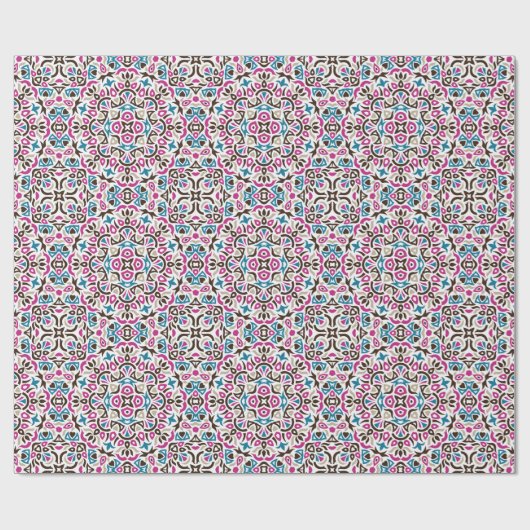 Mandala Wedding Geschenkpapier (Flach)