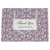 Mandala Wedding Große Geschenktüte (Vorderseite)