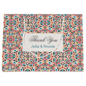 Mandala Wedding Große Geschenktüte (Vorderseite)