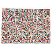 Mandala Wedding Große Geschenktüte (Rückseite)