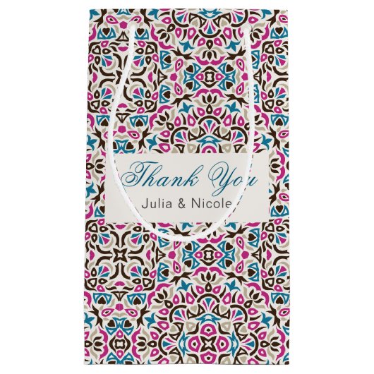 Mandala Wedding Kleine Geschenktüte (Vorderseite)