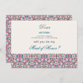 Mandala Wedding Menükarte (Vorne/Hinten)