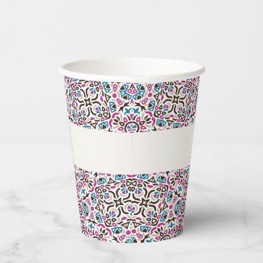 Mandala Wedding Pappbecher (Rechts)