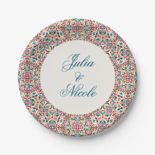 Mandala Wedding Pappteller