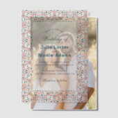 Mandala Wedding Pergament Einladungen (Versatz (Ehepaar))