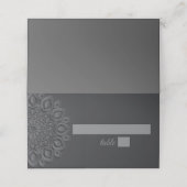 Mandala Wedding Platzkarte (Außenseite Aufgefaltet)