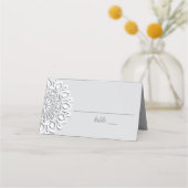 Mandala Wedding Platzkarte (Vorderseite)