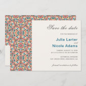 Mandala Wedding Save The Date (Vorne/Hinten)