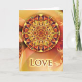 Mandala Weihnachtskarte mit Rundum-Angebot Karte (Vorderseite)