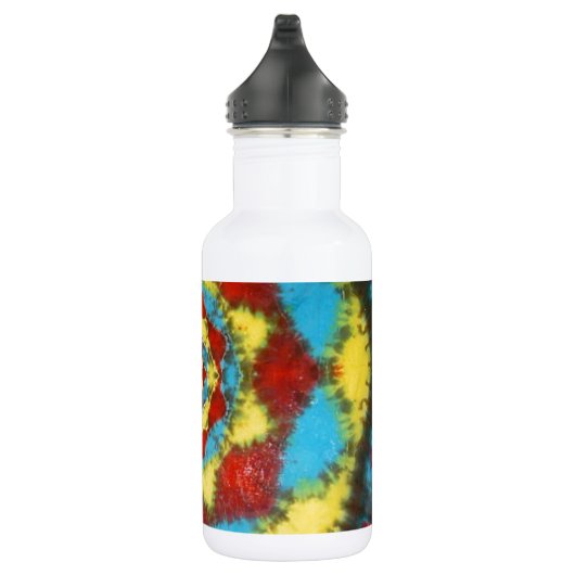 Mandala Wheel Gefärbte Krawatte Trinkflasche (Rechts)