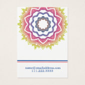 Mandala White Earring (Rückseite)