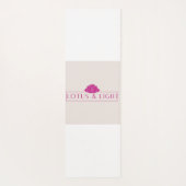 Mandala-White Yogamatte (Rückseite)