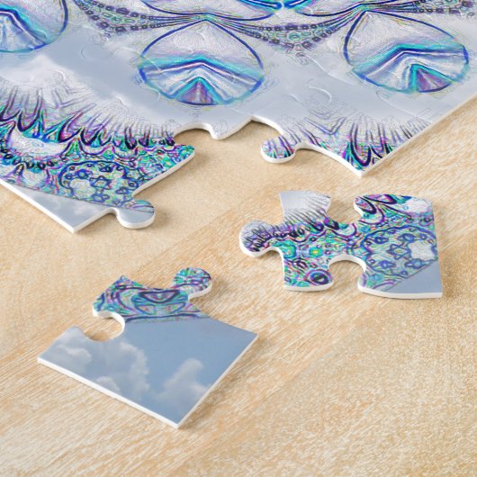 Mandala-Wolke Puzzle (Seite)