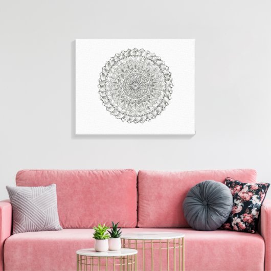 Mandala World Leinwanddruck (Insitu (Wohnzimmer))