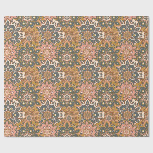 Mandala Wrapping Paper Geschenkpapier (Flach)