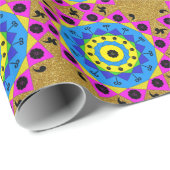 Mandala Wrapping Paper Geschenkpapier (Rolleneckpunkt)