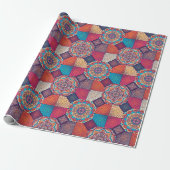 Mandala Wrapping Paper Geschenkpapier (Ungerollt)
