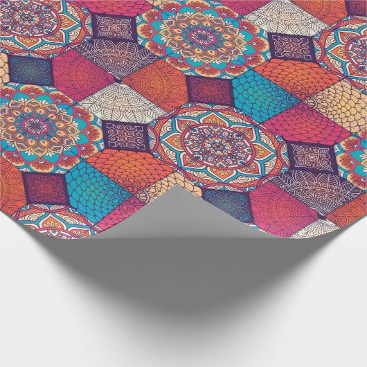 Mandala Wrapping Paper Geschenkpapier (Ecke)