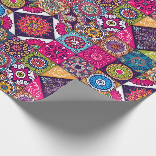 Mandala Wrapping Paper Geschenkpapier (Ecke)
