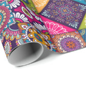 Mandala Wrapping Paper Geschenkpapier (Rolleneckpunkt)
