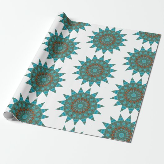 Mandala Wrapping Paper Geschenkpapier (Ungerollt)