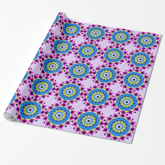 Mandala Wrapping Paper Geschenkpapier (Ungerollt)