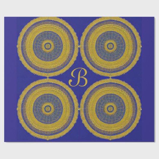 Mandala Wrapping Paper Geschenkpapier (Flach)