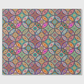 Mandala Wrapping Paper Geschenkpapier (Flach)