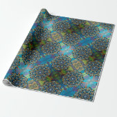 Mandala Wrapping Paper Geschenkpapier (Ungerollt)