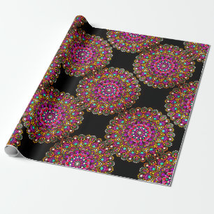 Mandala Wrapping Paper knacken Geschenkpapier