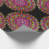 Mandala Wrapping Paper knacken Geschenkpapier (Ecke)