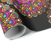 Mandala Wrapping Paper knacken Geschenkpapier (Rolleneckpunkt)