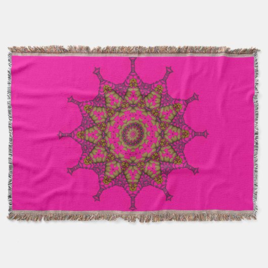 Mandala-Wurfs-Decke der Kunst-3D Decke (Vorderseite)