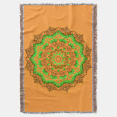 Mandala-Wurfs-Decke der Kunst-3D Decke (Vorderseite Vertikal)