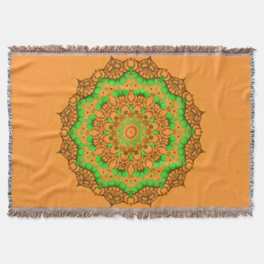 Mandala-Wurfs-Decke der Kunst-3D Decke (Vorderseite)
