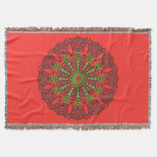 Mandala-Wurfs-Decke der Kunst-3D Decke (Vorderseite)
