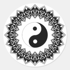 Mandala Yin Yang Large Sticker