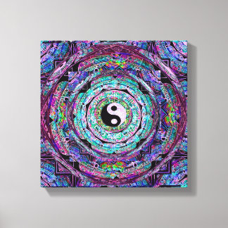 Mandala Yin Yang Leinwanddruck