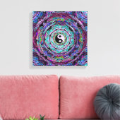 Mandala Yin Yang Leinwanddruck (Insitu (Wohnzimmer))
