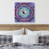 Mandala Yin Yang Leinwanddruck (Insitu (Schlafzimmer))