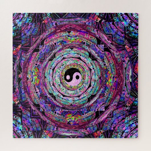 Mandala Yin Yang Puzzle (Horizontal)