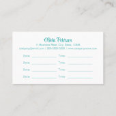 Mandala Yoga Dozent Visitenkarte (Rückseite)