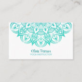 Mandala Yoga Dozent Visitenkarte (Vorderseite)