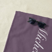 Mandala Yoga Mat mit Namen, personalisierbar, benu Strandtuch (Beispiel)