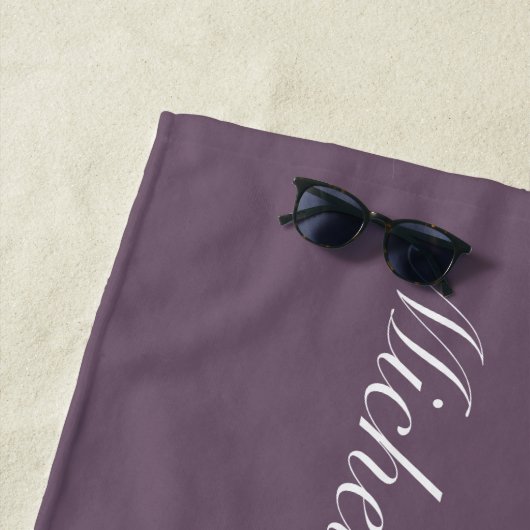 Mandala Yoga Mat mit Namen, personalisierbar, benu Strandtuch (Beispiel)