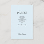 Mandala Yoga Pilates Wellness Visitenkarte (Vorderseite)